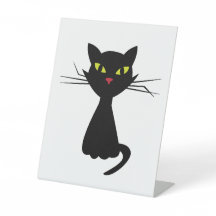 Schwarze Katzenclipse