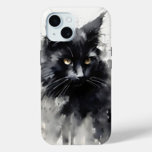 Schwarze Katzenfarbe Case-Mate iPhone Hülle