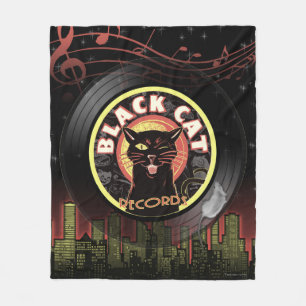 Schwarze Katzenfische Platten Katzendecke Fleecedecke