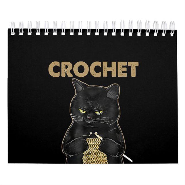 Schwarze Katzenkratzer, weil Mord falsch ist Kalender (Titelbild)
