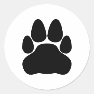Schwarze Katzenpaare Druckform Runder Aufkleber
