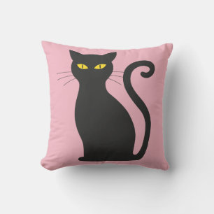 SCHWARZE KATZPINKPILZE KISSEN
