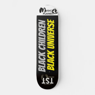 SCHWARZE KINDER SCHWARZES UNIVERSUM Skateboard