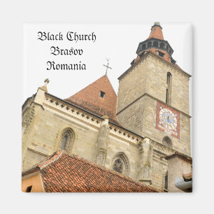 Schwarze Kirche in Brasov, Rumänien Magnet