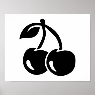 Schwarze Kirschen Poster