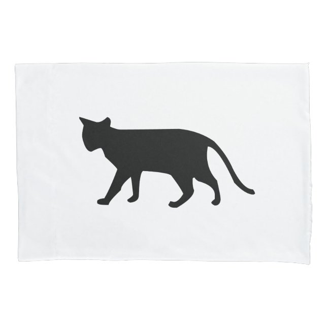 Schwarze Kissenbezug (Vorderseite)