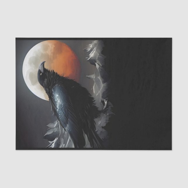 Schwarze Klaue bei Mondlicht Seidenpapier (Vorderseite)