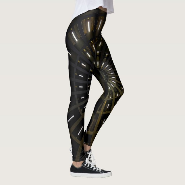 SCHWARZE KLOCK - Leggings (Rechts)