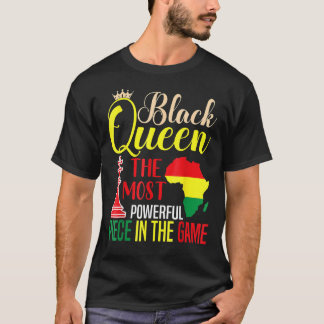 Schwarze Königin das mächtigste Stück Afrikanische T-Shirt