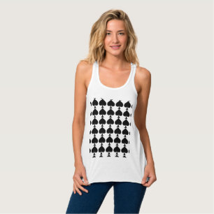 Schwarze Königin der Pik Muster Thunder_Cove Tank Top