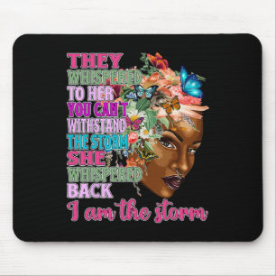 Schwarze Königin Natürlich Afro Amerikanerin Ich B Mousepad