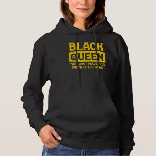 Schwarze Königin Schach Schwarze Geschichte Afro A Hoodie