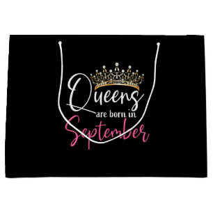 Schwarze Königinnen Geboren im September Frauen G Große Geschenktüte
