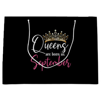 Schwarze Königinnen Geboren im September Frauen Ge Große Geschenktüte