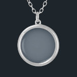 Schwarze Koralle (feste Farbe) Versilberte Kette<br><div class="desc">Schwarze Koralle (feste Farbe)</div>