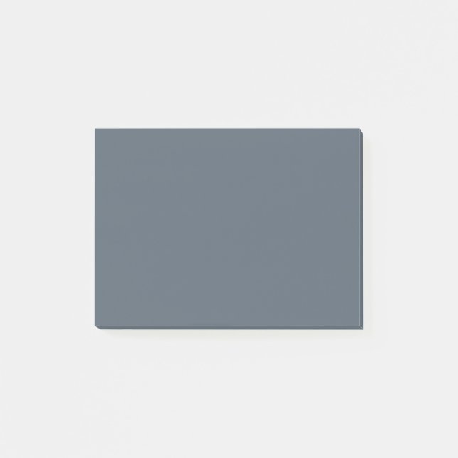 Schwarze Koralle, solide Farbe Post-it Klebezettel (Vorderseite)