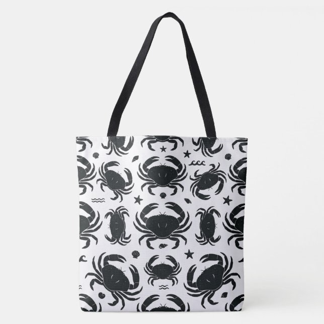 Schwarze Krabben Tasche (Vorderseite)