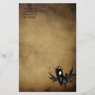 Schwarze Krähe Briefpapier