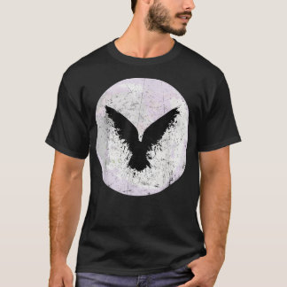 Schwarze Krähe Mystischer Rabe bei Vollmond T-Shirt