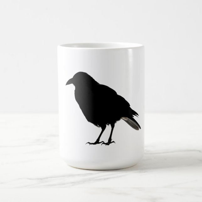 Schwarze Krähen Kaffeetasse (Mittel)