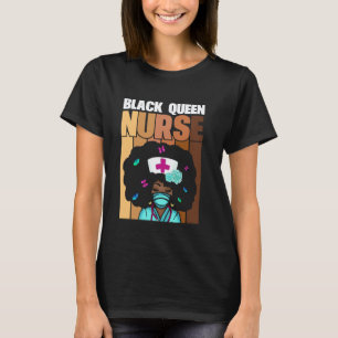 Schwarze Krankenschwester Afro Liebe Afrikanische T-Shirt