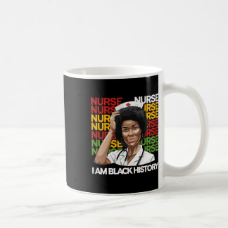 Schwarze Krankenschwester Afro Retro Schwarze Gesc Kaffeetasse