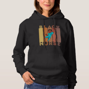 Schwarze Krankenschwester Melanin Männliche Kranke Hoodie