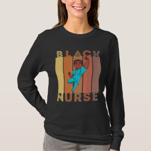 Schwarze Krankenschwester Melanin Männliche Kranke T-Shirt