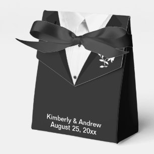 Schwarze Krawatte Groom Gastgeschenk Hochzeit Gesc Geschenkschachtel