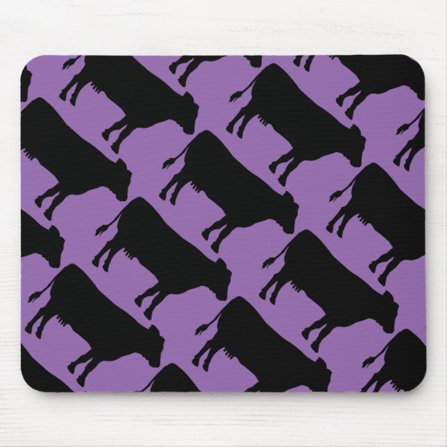 Schwarze Kuh ändern Mousepad (Vorne)