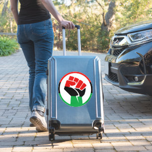 Schwarze Kultur spielt eine Rolle Aufkleber