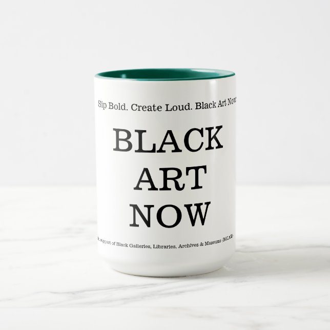 SCHWARZE KUNST JETZT Kaffeepause Tasse (Zentrum)