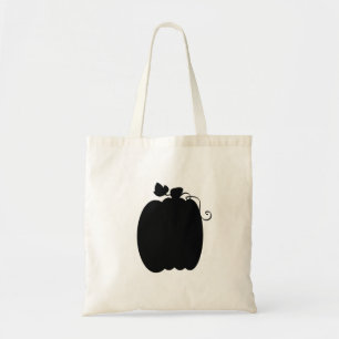 Schwarze Kürbiskürbis-Trick-or-Treat-Tasche Tragetasche