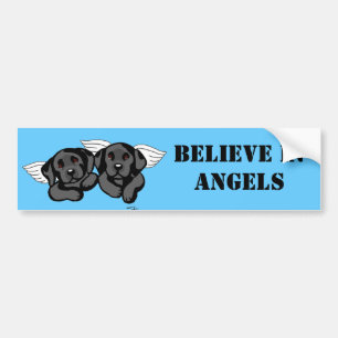 Schwarze Labrador-Engel (Regenbogen-Brücke) Autoaufkleber