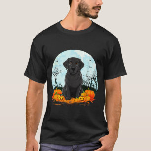 Schwarze Labrador-Hunde Liebhaber Jungen Mädchen H T-Shirt