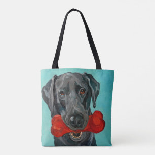 Schwarze Labrador-HundeTaschen-Tasche Tasche