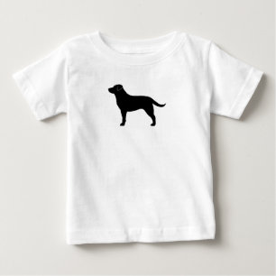 Schwarze Labrador-Labrador-Retriever-Hundezucht Baby T-shirt