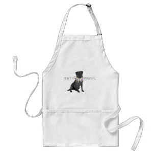 Schwarze Labrador Retriever-Party Schürze