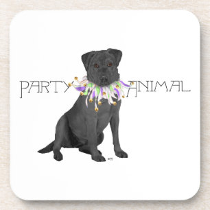 Schwarze Labrador Retriever-Party Untersetzer