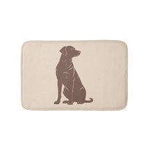 Schwarze Labrador-Silhouette Illustration