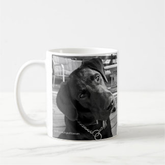 Schwarze Labrador-Tasse Kaffeetasse