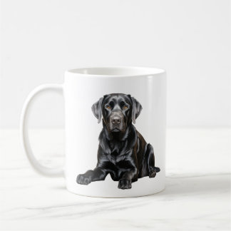 Schwarze Labrador-Tasse Kaffeetasse