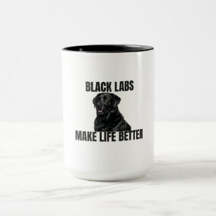 Schwarze Labradors machen das Leben besser – Freun Tasse