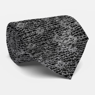 SCHWARZE LACE-SEITE KRAWATTE