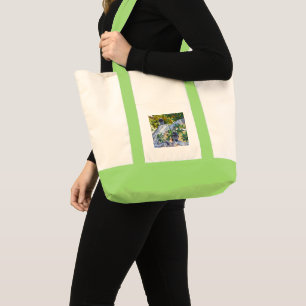 Schwarze Langur-Affen essen, Tote-Tasche Tragetasche