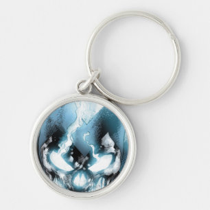 Schwarze Laterne - Farbe Schlüsselanhänger