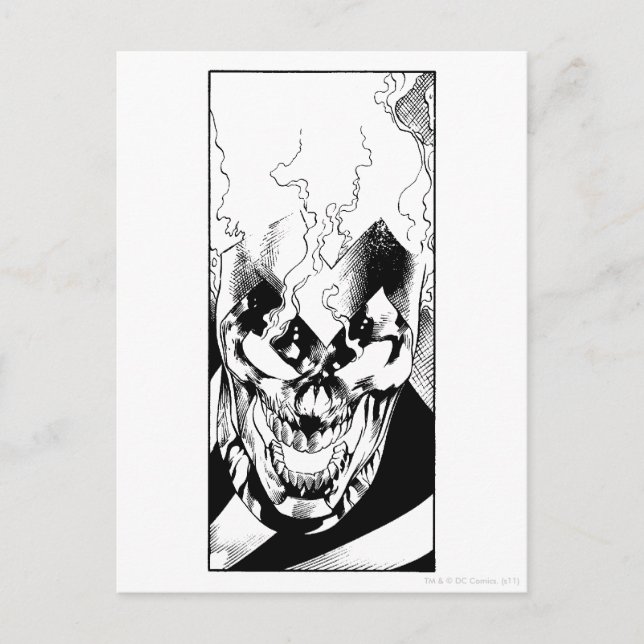 Schwarze Lattern Postkarte (Vorderseite)