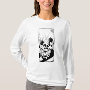 Schwarze Lattern T-Shirt