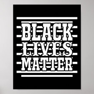 Schwarze Leben (1) Aufkleber Poster