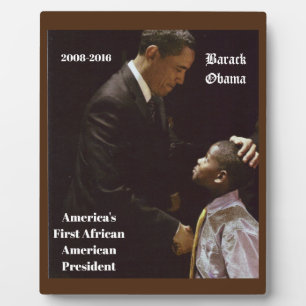 SCHWARZE LEBEN GELTEN BARACK OBAMA FOTOPLATTE